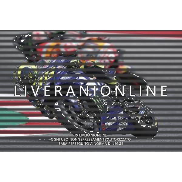 Misano - Motomondiale Gran Premio OCTO di San Marino e della Riviera di Rimini 07/09/2018 nella foto: Valentino Rossi (MOVISTAR YAMAHA MotoGP) durante le prove libere ©Claudio Zamagni/Agenzia Aldo Liverani Valentino Rossi (MOVISTAR YAMAHA MotoGP) Marc Marquez (REPSOL HONDA TEAM)during free practice MotoGP OCTO of San Marino on September 07 2018 at Misano World Circuit Marco Simoncelli Misano Adriatico Italy photo credit by Claudio Zamagni/Aldo Liverani Photo Agency / AGENZIA ALDO LIVERANI SAS