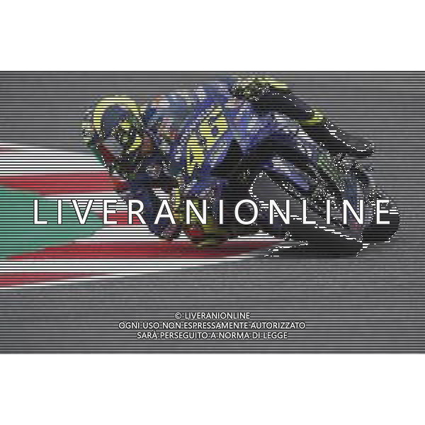 Misano - Motomondiale Gran Premio OCTO di San Marino e della Riviera di Rimini 07/09/2018 nella foto: Valentino Rossi (MOVISTAR YAMAHA MotoGP)durante le prove libere ©Claudio Zamagni/Agenzia Aldo Liverani Valentino Rossi (MOVISTAR YAMAHA MotoGP) during free practice MotoGP OCTO of San Marino on September 07 2018 at Misano World Circuit Marco Simoncelli Misano Adriatico Italy photo credit by Claudio Zamagni/Aldo Liverani Photo Agency / AGENZIA ALDO LIVERANI SAS