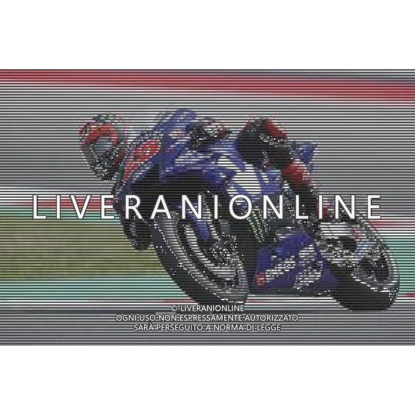 Misano - Motomondiale Gran Premio OCTO di San Marino e della Riviera di Rimini 07/09/2018 nella foto: Maverick Vinales (MOVISTAR YAMAHA MotoGP)durante le prove libere ©Claudio Zamagni/Agenzia Aldo Liverani Maverick Vinales (MOVISTAR YAMAHA MotoGP) during free practice MotoGP OCTO of San Marino on September 07 2018 at Misano World Circuit Marco Simoncelli Misano Adriatico Italy photo credit by Claudio Zamagni/Aldo Liverani Photo Agency / AGENZIA ALDO LIVERANI SAS