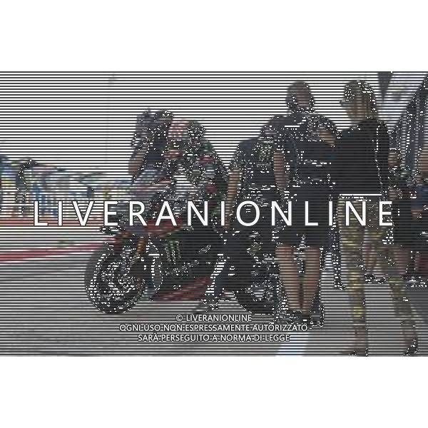 Misano - Motomondiale Gran Premio OCTO di San Marino e della Riviera di Rimini 07/09/2018 nella foto: Johann Zarco (MONSTER YAMAHA TECH 3) durante le prove libere ©Claudio Zamagni/Agenzia Aldo Liverani Johann Zarco (MONSTER YAMAHA TECH 3) during free practice MotoGP OCTO of San Marino on September 07 2018 at Misano World Circuit Marco Simoncelli Misano Adriatico Italy photo credit by Claudio Zamagni/Aldo Liverani Photo Agency / AGENZIA ALDO LIVERANI SAS