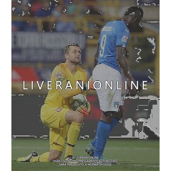 UEFA Nations League A Group 3 Bologna - 07.09.2018 Italia-Polonia Nella Foto:Lukasz Fabianski - Mario Balotelli /Ph.Vitez-Ag. Aldo Liverani