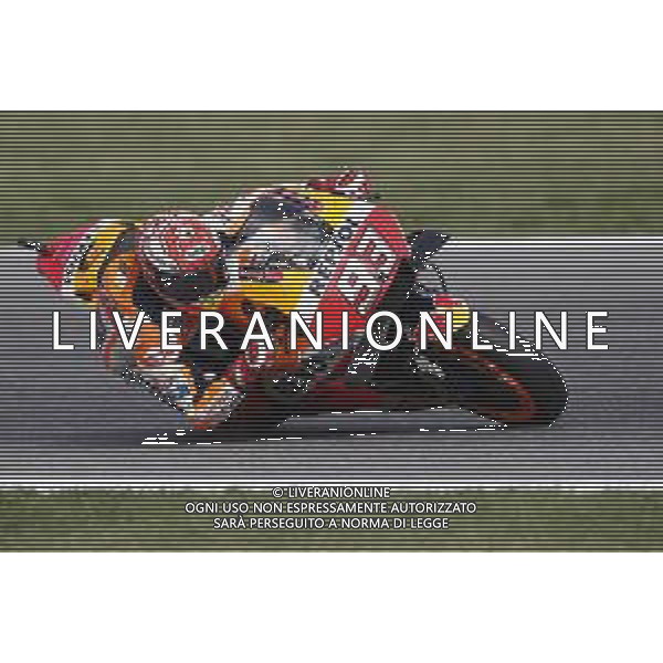 Misano - Motomondiale Gran Premio OCTO di San Marino e della Riviera di Rimini 08/09/2018 nella foto: Marc Marquez (REPSOL HONDA TEAM)durante le prove libere ©Claudio Zamagni/Agenzia Aldo Liverani Marc Marquez (REPSOL HONDA TEAM) during free practice MotoGP OCTO of San Marino on September 08 2018 at Misano World Circuit Marco Simoncelli Misano Adriatico Italy photo credit by Claudio Zamagni/Aldo Liverani Photo Agency