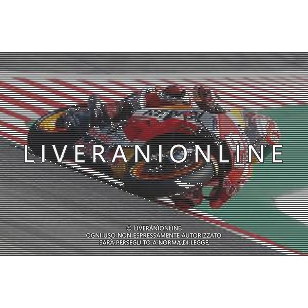Misano - Motomondiale Gran Premio OCTO di San Marino e della Riviera di Rimini 08/09/2018 nella foto: Marc Marquez (REPSOL HONDA TEAM) durante le qualifiche ©Claudio Zamagni/Agenzia Aldo Liverani Marc Marquez (REPSOL HONDA TEAM) during Qualifying MotoGP OCTO of San Marino on September 08 2018 at Misano World Circuit Marco Simoncelli Misano Adriatico Italy photo credit by Claudio Zamagni/Aldo Liverani Photo Agency / AGENZIA ALDO LIVERANI SAS