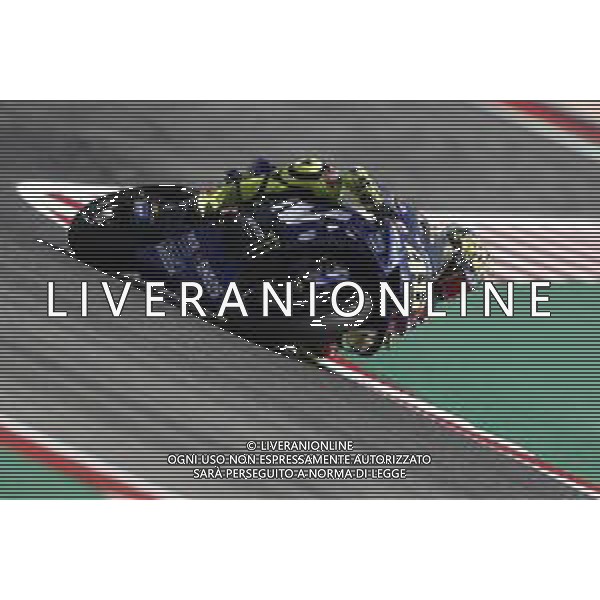 Misano - Motomondiale Gran Premio OCTO di San Marino e della Riviera di Rimini 08/09/2018 nella foto: Valentino Rossi (MOVISTAR YAMAHA MotoGP)durante le qualifiche ©Claudio Zamagni/Agenzia Aldo Liverani Valentino Rossi (MOVISTAR YAMAHA MotoGP) during Qualifying MotoGP OCTO of San Marino on September 08 2018 at Misano World Circuit Marco Simoncelli Misano Adriatico Italy photo credit by Claudio Zamagni/Aldo Liverani Photo Agency / AGENZIA ALDO LIVERANI SAS