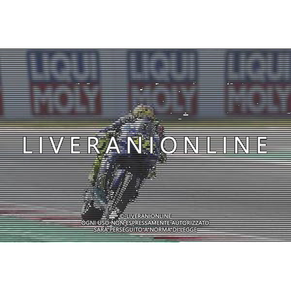 Misano - Motomondiale Gran Premio OCTO di San Marino e della Riviera di Rimini 08/09/2018 nella foto: Valentino Rossi (MOVISTAR YAMAHA MotoGP) durante le qualifiche ©Claudio Zamagni/Agenzia Aldo Liverani Valentino Rossi (MOVISTAR YAMAHA MotoGP) during Qualifying MotoGP OCTO of San Marino on September 08 2018 at Misano World Circuit Marco Simoncelli Misano Adriatico Italy photo credit by Claudio Zamagni/Aldo Liverani Photo Agency / AGENZIA ALDO LIVERANI SAS