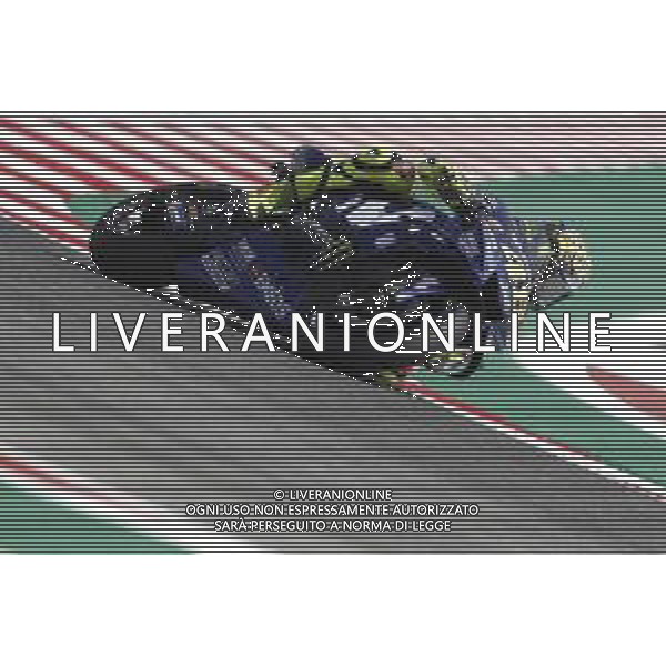 Misano - Motomondiale Gran Premio OCTO di San Marino e della Riviera di Rimini 08/09/2018 nella foto: Valentino Rossi (MOVISTAR YAMAHA MotoGP) durante le qualifiche ©Claudio Zamagni/Agenzia Aldo Liverani Valentino Rossi (MOVISTAR YAMAHA MotoGP) during Qualifying MotoGP OCTO of San Marino on September 08 2018 at Misano World Circuit Marco Simoncelli Misano Adriatico Italy photo credit by Claudio Zamagni/Aldo Liverani Photo Agency / AGENZIA ALDO LIVERANI SAS