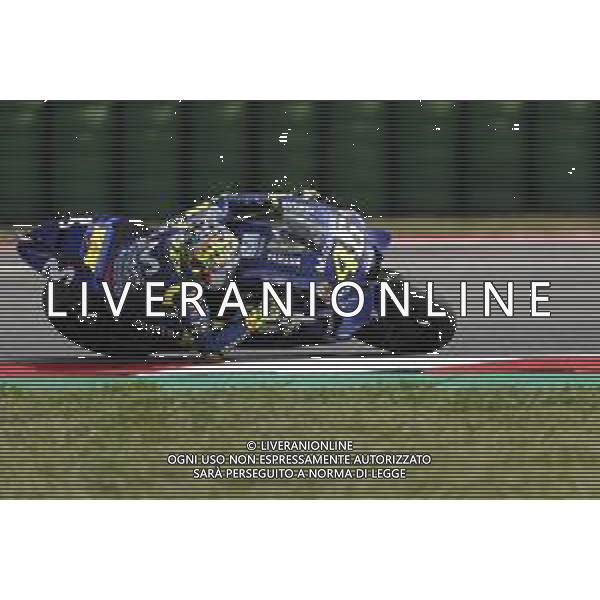 Misano - Motomondiale Gran Premio OCTO di San Marino e della Riviera di Rimini 08/09/2018 nella foto:Valentino Rossi (MOVISTAR YAMAHA MotoGP) durante le qualifiche ©Claudio Zamagni/Agenzia Aldo Liverani Valentino Rossi (MOVISTAR YAMAHA MotoGP) during Qualifying MotoGP OCTO of San Marino on September 08 2018 at Misano World Circuit Marco Simoncelli Misano Adriatico Italy photo credit by Claudio Zamagni/Aldo Liverani Photo Agency / AGENZIA ALDO LIVERANI SAS