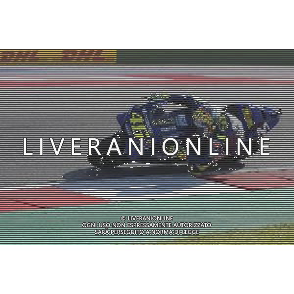 Misano - Motomondiale Gran Premio OCTO di San Marino e della Riviera di Rimini 09/09/2018 nella foto: Valentino Rossi (MOVISTAR YAMAHA MotoGP) durante il Warm Up ©Claudio Zamagni/Agenzia Aldo Liverani Valentino Rossi (MOVISTAR YAMAHA MotoGP) during Warm Up MotoGP OCTO of San Marino on September 09 2018 at Misano World Circuit Marco Simoncelli Misano Adriatico Italy photo credit by Claudio Zamagni/Aldo Liverani Photo Agency / AGENZIA ALDO LIVERANI SAS