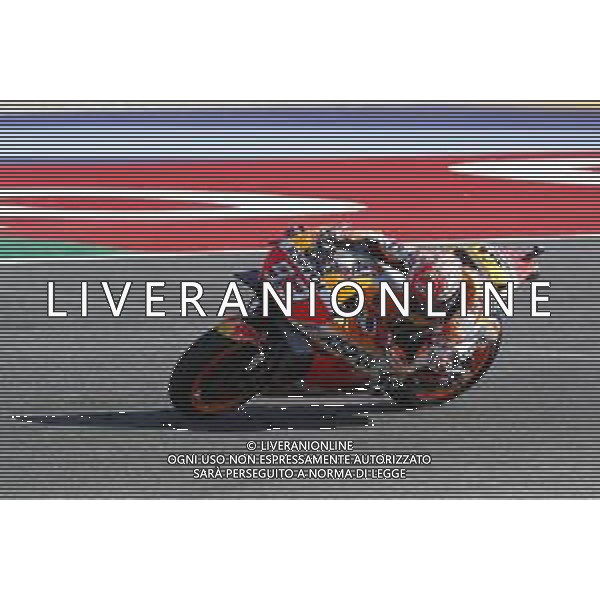 Misano - Motomondiale Gran Premio OCTO di San Marino e della Riviera di Rimini 09/09/2018 nella foto: Marc Marquez (REPSOL HONDA TEAM) durante il Warm Up ©Claudio Zamagni/Agenzia Aldo Liverani Marc Marquez (REPSOL HONDA TEAM) during Warm Up MotoGP OCTO of San Marino on September 09 2018 at Misano World Circuit Marco Simoncelli Misano Adriatico Italy photo credit by Claudio Zamagni/Aldo Liverani Photo Agency / AGENZIA ALDO LIVERANI SAS