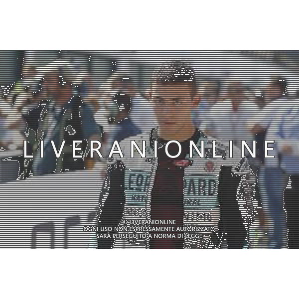 Misano - Motomondiale Gran Premio OCTO di San Marino e della Riviera di Rimini 09/09/2018 nella foto: la delusione di ENEA BASTIANINI (LEOPARD RACING) MOTO3 ©Claudio Zamagni/Agenzia Aldo Liverani delusion of ENEA BASTIANINI (LEOPARD RACING) during MotoGP OCTO of San Marino on September 09 2018 at Misano World Circuit Marco Simoncelli Misano Adriatico Italy photo credit by Claudio Zamagni/Aldo Liverani Photo Agency / AGENZIA ALDO LIVERANI SAS