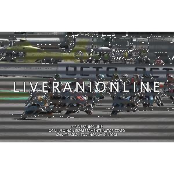 Misano Adriatico ( RN ) 09/09/2018 Misano World Circuit Marco Simoncelli. Gran Premio Octo di San Marino e della Riviera di Rimini 2018 - MOTOGP Nella foto: Moto in gruppo durante la gara PH Lauro Montagnini AG ALDO LIVERANI SAS