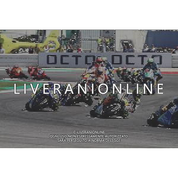 Misano Adriatico ( RN ) 09/09/2018 Misano World Circuit Marco Simoncelli. Gran Premio Octo di San Marino e della Riviera di Rimini 2018 - MOTOGP Nella foto: Moto in gruppo durante la gara PH Lauro Montagnini AG ALDO LIVERANI SAS