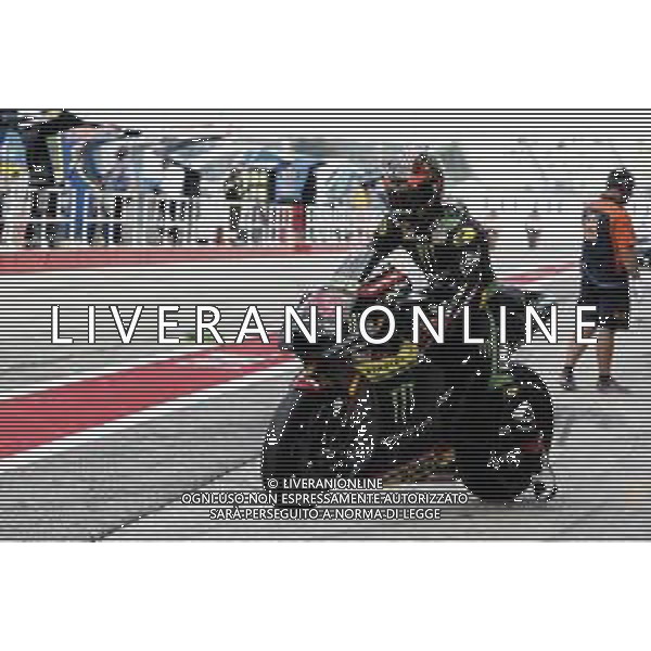 Misano - Motomondiale Gran Premio OCTO di San Marino e della Riviera di Rimini 07/09/2018 nella foto: Hafiz Syahrin (MONSTER YAMAHA TECH 3)durante le prove libere ©Claudio Zamagni/Agenzia Aldo Liverani Johann Zarco (MONSTER YAMAHA TECH 3) during free practice MotoGP OCTO of San Marino on September 07 2018 at Misano World Circuit Marco Simoncelli Misano Adriatico Italy photo credit by Claudio Zamagni/Aldo Liverani Photo Agency