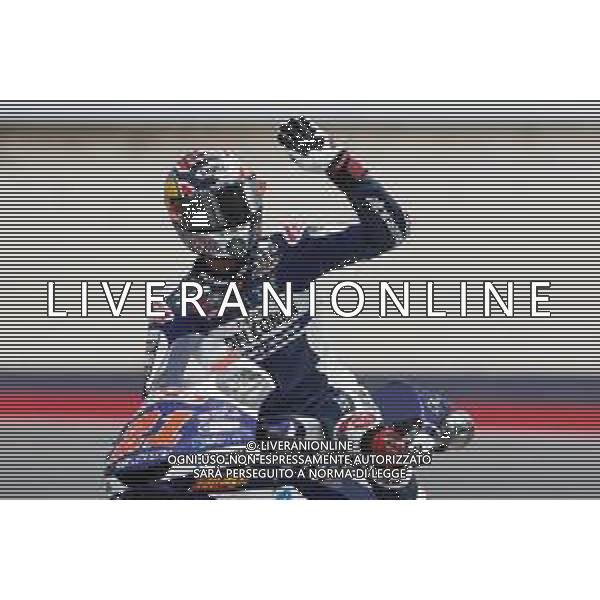 Misano - Motomondiale Gran Premio OCTO di San Marino e della Riviera di Rimini 07/09/2018 nella foto: FABIO DI GIANNANTONIO (DEL CONCA GRESINI Moto3)durante le prove libere ©Claudio Zamagni/Agenzia Aldo Liverani FABIO DI GIANNANTONIO (DEL CONCA GRESINI Moto3) during free practice MotoGP OCTO of San Marino on September 07 2018 at Misano World Circuit Marco Simoncelli Misano Adriatico Italy photo credit by Claudio Zamagni/Aldo Liverani Photo Agency