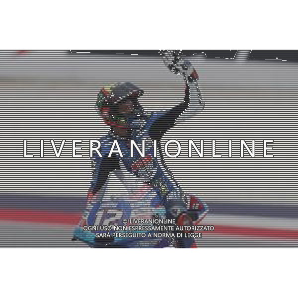 Misano - Motomondiale Gran Premio OCTO di San Marino e della Riviera di Rimini 07/09/2018 nella foto: MARCO BEZZECCHI (MC SAXOPRINT)durante le prove libere ©Claudio Zamagni/Agenzia Aldo Liverani MARCO BEZZECCHI (MC SAXOPRINT) during free practice MotoGP OCTO of San Marino on September 07 2018 at Misano World Circuit Marco Simoncelli Misano Adriatico Italy photo credit by Claudio Zamagni/Aldo Liverani Photo Agency