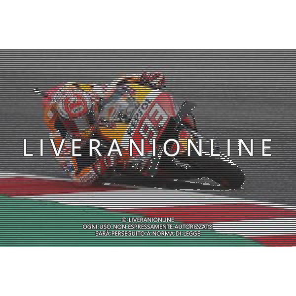 Misano - Motomondiale Gran Premio OCTO di San Marino e della Riviera di Rimini 07/09/2018 nella foto: Marc Marquez (REPSOL HONDA TEAM) durante le prove libere ©Claudio Zamagni/Agenzia Aldo Liverani Marc Marquez (REPSOL HONDA TEAM) during free practice MotoGP OCTO of San Marino on September 07 2018 at Misano World Circuit Marco Simoncelli Misano Adriatico Italy photo credit by Claudio Zamagni/Aldo Liverani Photo Agency