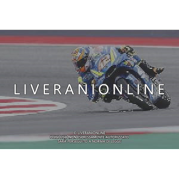 Misano - Motomondiale Gran Premio OCTO di San Marino e della Riviera di Rimini 07/09/2018 nella foto: Alex Rins (TEAM SUZUKI ECSTAR)durante le prove libere ©Claudio Zamagni/Agenzia Aldo Liverani Alex Rins (TEAM SUZUKI ECSTAR) during free practice MotoGP OCTO of San Marino on September 07 2018 at Misano World Circuit Marco Simoncelli Misano Adriatico Italy photo credit by Claudio Zamagni/Aldo Liverani Photo Agency