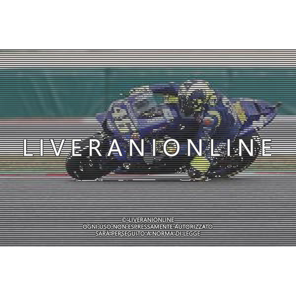 Misano - Motomondiale Gran Premio OCTO di San Marino e della Riviera di Rimini 07/09/2018 nella foto: Valentino Rossi (MOVISTAR YAMAHA MotoGP) durante le prove libere ©Claudio Zamagni/Agenzia Aldo Liverani Valentino Rossi (MOVISTAR YAMAHA MotoGP) during free practice MotoGP OCTO of San Marino on September 07 2018 at Misano World Circuit Marco Simoncelli Misano Adriatico Italy photo credit by Claudio Zamagni/Aldo Liverani Photo Agency