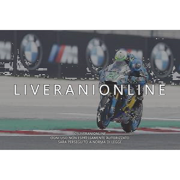 Misano - Motomondiale Gran Premio OCTO di San Marino e della Riviera di Rimini 07/09/2018 nella foto: Franco Morbidelli (EG 0,0 MARC VDS) durante le prove libere ©Claudio Zamagni/Agenzia Aldo Liverani Franco Morbidelli (EG 0,0 MARC VDS) during free practice MotoGP OCTO of San Marino on September 07 2018 at Misano World Circuit Marco Simoncelli Misano Adriatico Italy photo credit by Claudio Zamagni/Aldo Liverani Photo Agency