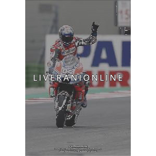 Misano - Motomondiale Gran Premio OCTO di San Marino e della Riviera di Rimini 07/09/2018 nella foto: Andrea Dovizioso (DUCATI TEAM) durante le prove libere ©Claudio Zamagni/Agenzia Aldo Liverani Andrea Dovizioso (DUCATI TEAM) during free practice MotoGP OCTO of San Marino on September 07 2018 at Misano World Circuit Marco Simoncelli Misano Adriatico Italy photo credit by Claudio Zamagni/Aldo Liverani Photo Agency