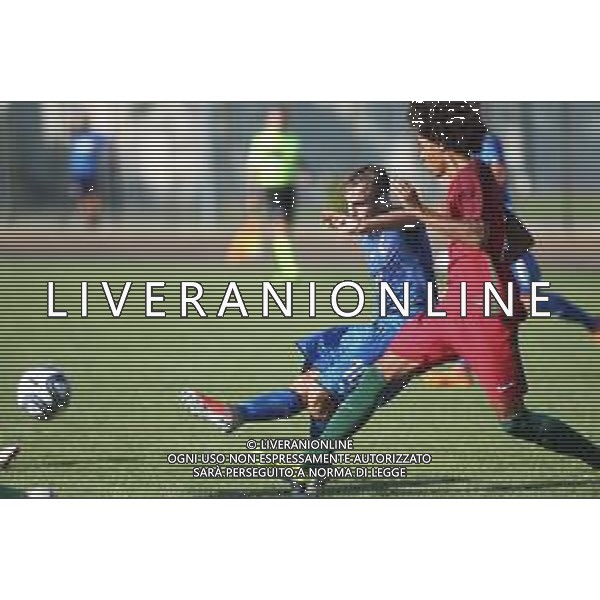 MEDICINA 10 09 2018 UNDER 19 ITALIA-PORTOGALLO AMICHEVOLE NELLA FOTO GOL DI RICCARDI ALESSIO ITALIA foto gianni sanna-ag aldo liverani sas