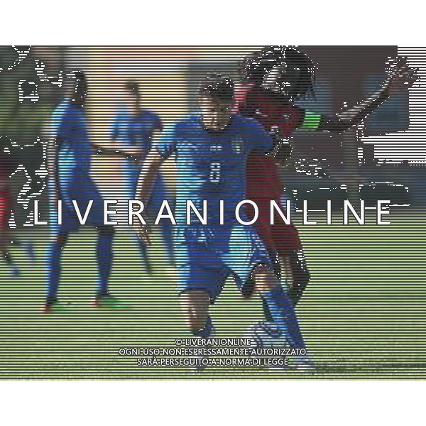 MEDICINA 10 09 2018 UNDER 19 ITALIA-PORTOGALLO AMICHEVOLE NELLA FOTO CALIGARA FABRIZIO E RAMARIO BARO foto gianni sanna-ag aldo liverani sas