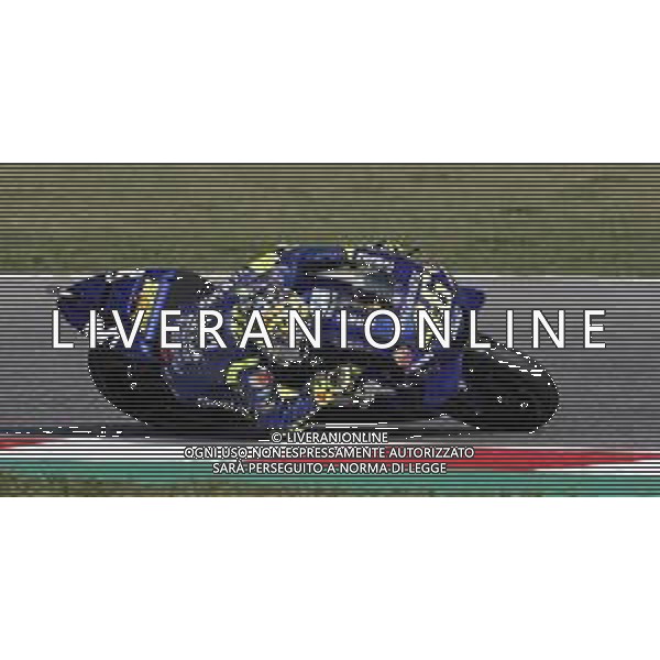 Misano - Motomondiale Gran Premio OCTO di San Marino e della Riviera di Rimini 08/09/2018 nella foto: Valentino Rossi (MOVISTAR YAMAHA MotoGP)durante le prove libere ©Claudio Zamagni/Agenzia Aldo Liverani Valentino Rossi (MOVISTAR YAMAHA MotoGP) during free practice MotoGP OCTO of San Marino on September 08 2018 at Misano World Circuit Marco Simoncelli Misano Adriatico Italy photo credit by Claudio Zamagni/Aldo Liverani Photo Agency