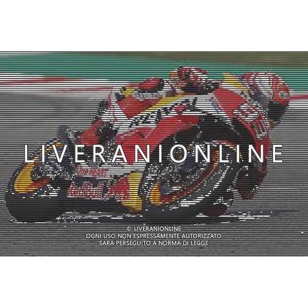 Misano - Motomondiale Gran Premio OCTO di San Marino e della Riviera di Rimini 08/09/2018 nella foto: Marc Marquez (REPSOL HONDA TEAM)durante le prove libere ©Claudio Zamagni/Agenzia Aldo Liverani Marc Marquez (REPSOL HONDA TEAM) during free practice MotoGP OCTO of San Marino on September 08 2018 at Misano World Circuit Marco Simoncelli Misano Adriatico Italy photo credit by Claudio Zamagni/Aldo Liverani Photo Agency