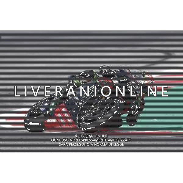 Misano - Motomondiale Gran Premio OCTO di San Marino e della Riviera di Rimini 08/09/2018 nella foto: Johann Zarco (MONSTER YAMAHA TECH 3)durante le prove libere ©Claudio Zamagni/Agenzia Aldo Liverani Johann Zarco (MONSTER YAMAHA TECH 3) during free practice MotoGP OCTO of San Marino on September 08 2018 at Misano World Circuit Marco Simoncelli Misano Adriatico Italy photo credit by Claudio Zamagni/Aldo Liverani Photo Agency