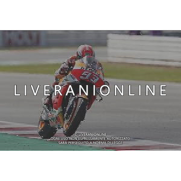 Misano - Motomondiale Gran Premio OCTO di San Marino e della Riviera di Rimini 08/09/2018 nella foto: Marc Marquez (REPSOL HONDA TEAM)durante le qualifiche ©Claudio Zamagni/Agenzia Aldo Liverani Marc Marquez (REPSOL HONDA TEAM) during Qualifying MotoGP OCTO of San Marino on September 08 2018 at Misano World Circuit Marco Simoncelli Misano Adriatico Italy photo credit by Claudio Zamagni/Aldo Liverani Photo Agency