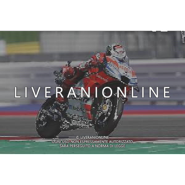 Misano - Motomondiale Gran Premio OCTO di San Marino e della Riviera di Rimini 08/09/2018 nella foto: Jorge Lorenzo (DUCATI TEAM)durante le qualifiche ©Claudio Zamagni/Agenzia Aldo Liverani Jorge Lorenzo (DUCATI TEAM) during Qualifying MotoGP OCTO of San Marino on September 08 2018 at Misano World Circuit Marco Simoncelli Misano Adriatico Italy photo credit by Claudio Zamagni/Aldo Liverani Photo Agency