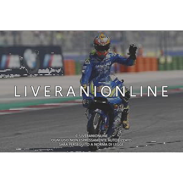 Misano - Motomondiale Gran Premio OCTO di San Marino e della Riviera di Rimini 08/09/2018 nella foto: Alex Rins (TEAM SUZUKI ECSTAR) durante le qualifiche ©Claudio Zamagni/Agenzia Aldo Liverani Alex Rins (TEAM SUZUKI ECSTAR) during Qualifying MotoGP OCTO of San Marino on September 08 2018 at Misano World Circuit Marco Simoncelli Misano Adriatico Italy photo credit by Claudio Zamagni/Aldo Liverani Photo Agency