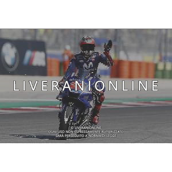 Misano - Motomondiale Gran Premio OCTO di San Marino e della Riviera di Rimini 08/09/2018 nella foto: Maverick Vinales (MOVISTAR YAMAHA MotoGP)durante le qualifiche ©Claudio Zamagni/Agenzia Aldo Liverani Maverick Vinales (MOVISTAR YAMAHA MotoGP) during Qualifying MotoGP OCTO of San Marino on September 08 2018 at Misano World Circuit Marco Simoncelli Misano Adriatico Italy photo credit by Claudio Zamagni/Aldo Liverani Photo Agency