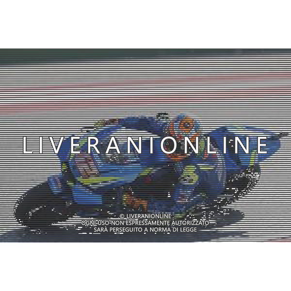 Misano - Motomondiale Gran Premio OCTO di San Marino e della Riviera di Rimini 09/09/2018 nella foto: Alex Rins (TEAM SUZUKI ECSTAR)durante il Warm Up ©Claudio Zamagni/Agenzia Aldo Liverani Alex Rins (TEAM SUZUKI ECSTAR) during Warm Up MotoGP OCTO of San Marino on September 09 2018 at Misano World Circuit Marco Simoncelli Misano Adriatico Italy photo credit by Claudio Zamagni/Aldo Liverani Photo Agency