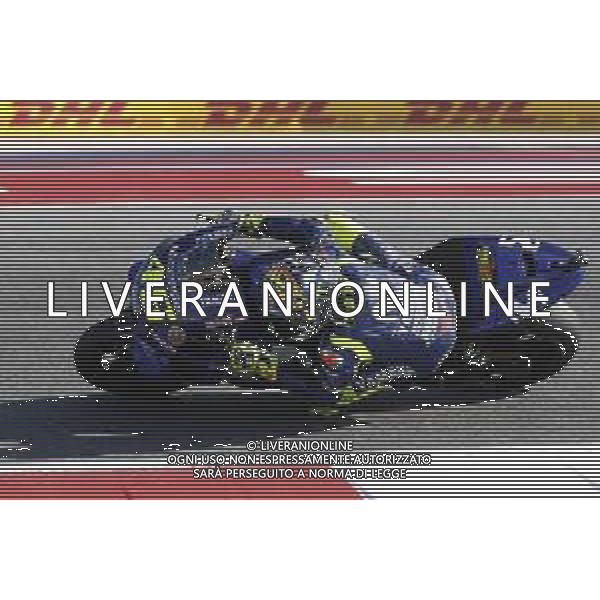 Misano - Motomondiale Gran Premio OCTO di San Marino e della Riviera di Rimini 09/09/2018 nella foto: Valentino Rossi (MOVISTAR YAMAHA MotoGP) durante il Warm Up ©Claudio Zamagni/Agenzia Aldo Liverani Valentino Rossi (MOVISTAR YAMAHA MotoGP) during Warm Up MotoGP OCTO of San Marino on September 09 2018 at Misano World Circuit Marco Simoncelli Misano Adriatico Italy photo credit by Claudio Zamagni/Aldo Liverani Photo Agency