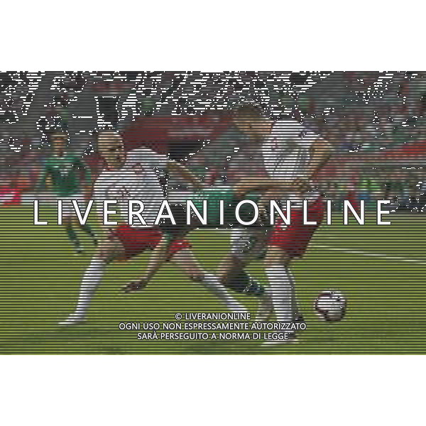 WROCLAW 11.09.2018 SPORT PILKA NOZNA FOOTBALL MIEDZYNARODOWY MECZ TOWARZYSKI - INTERNATIONAL FOOTBALL FRIENDLY MATCH POLSKA - IRLANDIA POLAND - REPUBLIC OF IRELAND NZ. RAFAL KURZAWA (POL) TOMASZ KEDZIORA (POL) CALLUM O DOWDA (IRL) FOT. MICHAL CHWIEDUK / FOKUSMEDIA.COM.PL / NEWSPIX.PL --- Newspix.pl AG ALDO LIVERANI SAS