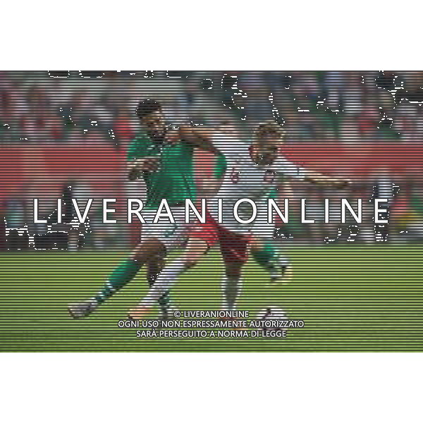 2018.09.11 Wroclaw Pilka nozna Mecz towarzyski Polska - Irlandia N/z Jakub Blaszczykowski, Cyrus Christie Foto Marcin Karczewski / PressFocus 2018.09.11 Wroclaw Football Friendly match Poland - republic of Ireland Jakub Blaszczykowski, Cyrus Christie Credit: Marcin Karczewski / PressFocus / NEWSPIX.PL --- Newspix.pl AG ALDO LIVERANI SAS