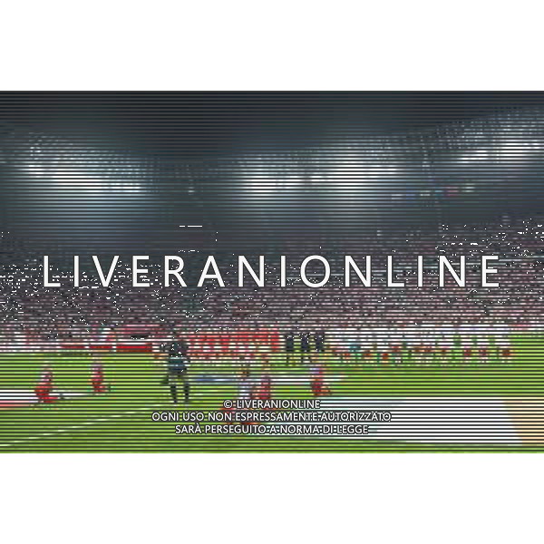 11.09.2018 WROCLAW STADION MIEJSKI ( POLAND ) PILKA NOZNA ( FOOTBALL ) MECZ TOWARZYSKI REPREZENTACJI NARODOWYCH ( INTERNATIONAL FRIENDLY GAME ) MECZ POLSKA - IRLANDIA ( POLAND - IRELAND ) NZ VIEW WIDOK ILUSTRACJA HYMN MAZUREK PREZENTACJA ZAWODNIKOW WYJSCIE NA BOISKO FOTO MARCIN PIRGA / CYFRASPORT / NEWSPIX.PL --- Newspix.pl AG ALDO LIVERANI SAS
