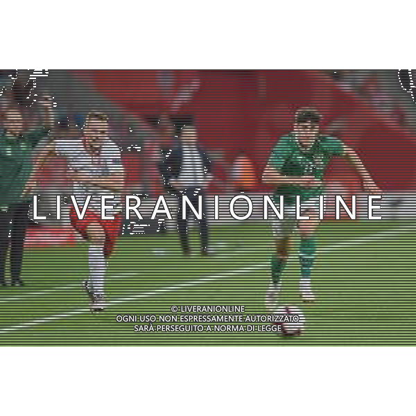 11.09.2018 WROCLAW STADION MIEJSKI ( POLAND ) PILKA NOZNA ( FOOTBALL ) MECZ TOWARZYSKI REPREZENTACJI NARODOWYCH ( INTERNATIONAL FRIENDLY GAME ) MECZ POLSKA - IRLANDIA ( POLAND - IRELAND ) NZ TOMASZ KEDZIORA CALLUM ODOWDA O DOWDA FOTO MARCIN PIRGA / CYFRASPORT / NEWSPIX.PL --- Newspix.pl AG ALDO LIVERANI SAS
