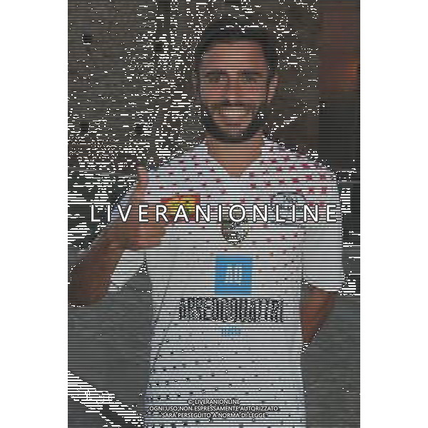 IMOLA 11 09 2018 LUCA BELCASTRO PRESENTAZIONE NUOVE MAGLIE DELL\'IMOLESE CALCIO FOTO GIANNI SANNA-AG ALDO LIVERANI SAS
