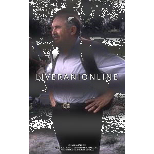 TONINO GUERRA, poeta, scrittore e sceneggiatore italiano - RETROSPETTIVA nella foto sul set, durante le riprese del film \' VIAGGIO D\'AMORE\' del 1990 ©ARCHIVIO / AGENZIA ALDO LIVERANI SAS
