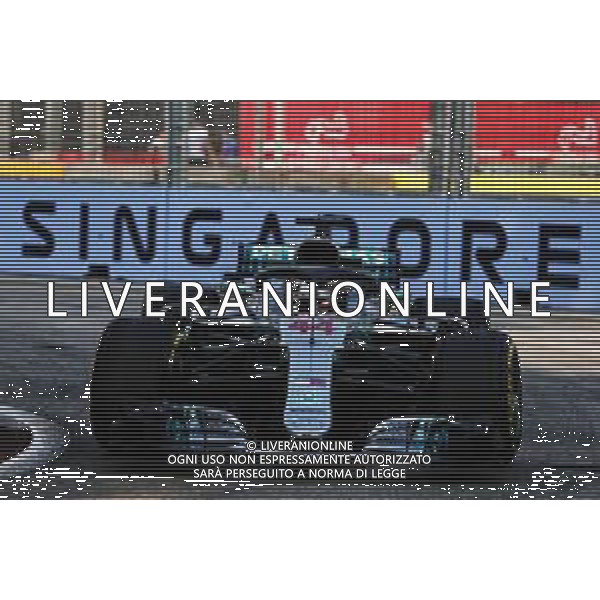 Lewis Hamilton (GBR) Mercedes AMG F1 W09. 14.09.2018. Formula 1 World Championship, Rd 15, Singapore Grand Prix, Marina Bay Street Circuit, Singapore, Practice Day. AG ALDO LIVERANI SAS-ONLY ITALY