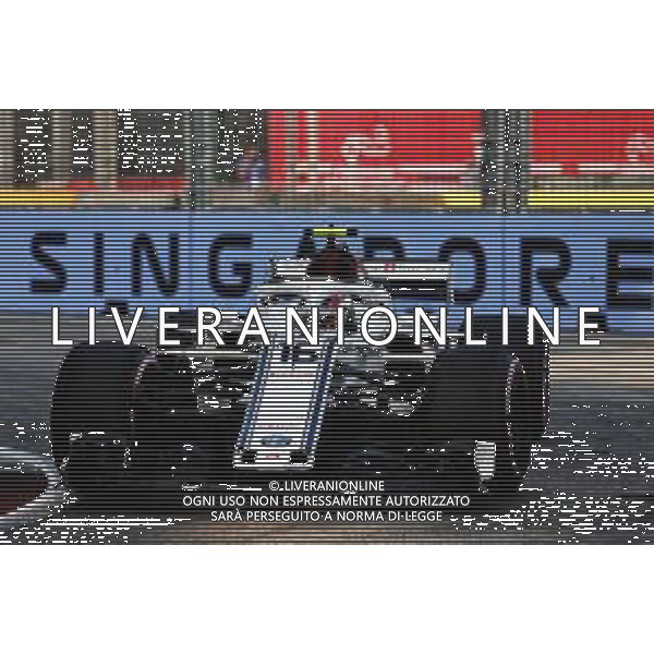 Charles Leclerc (MON) Sauber F1 Team C37. 14.09.2018. Formula 1 World Championship, Rd 15, Singapore Grand Prix, Marina Bay Street Circuit, Singapore, Practice Day. AG ALDO LIVERANI SAS-ONLY ITALY