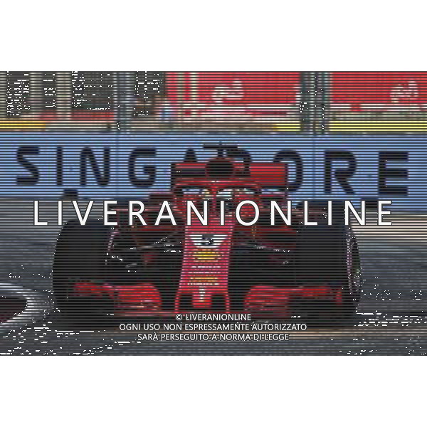Sebastian Vettel (GER) Ferrari SF71H. 14.09.2018. Formula 1 World Championship, Rd 15, Singapore Grand Prix, Marina Bay Street Circuit, Singapore, Practice Day. AG ALDO LIVERANI SAS-ONLY ITALY