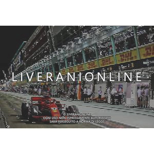 Kimi Raikkonen (FIN) Ferrari SF71H. 15.09.2018. Formula 1 World Championship, Rd 15, Singapore Grand Prix, Marina Bay Street Circuit, Singapore, Qualifying Day. / AGENZIA ALDO LIVERANI SAS - ITALY ONLY EDITORIAL USE ONLY - F1 GP Singapore Prove Ufficiali Qualifiche 15.09.2018