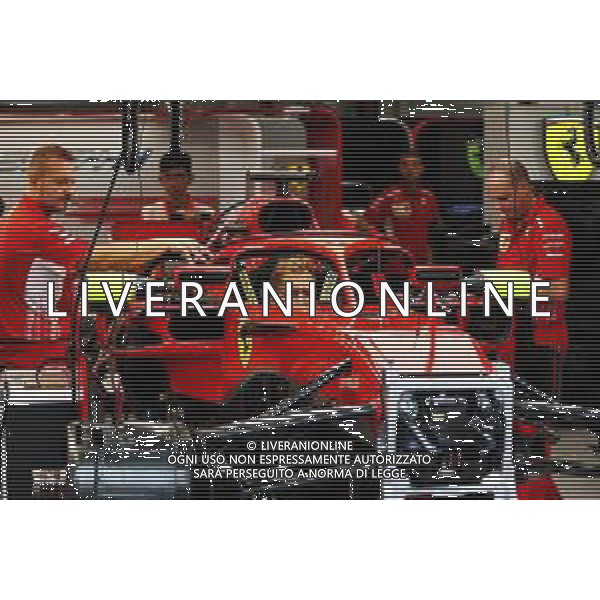 Sebastian Vettel (GER) Ferrari SF71H. 16.09.2018. Formula 1 World Championship, Rd 15, Singapore Grand Prix, Marina Bay Street Circuit, Singapore, Race Day. / AGENZIA ALDO LIVERANI SAS - ITALY ONLY EDITORIAL USE ONLY
