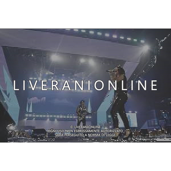 RIMINI - Laura Pausini in concerto Fatti Sentire Tour all\' RDS Stadium 17/09/2018 nella foto: Laura Pausini sul Palco photo credit: Claudio Zamagni/Agenzia Aldo Liverani s.a.s. Laura Pausini Live Perform in Rimini, ITALY - September 17: Laura Pausini Italian pop singer-songwriter perform on stage at RDS Stadium on September 2018 in Rimini, Italy