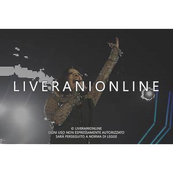 RIMINI - Laura Pausini in concerto Fatti Sentire Tour all\' RDS Stadium 17/09/2018 nella foto: Laura Pausini sul Palco photo credit: Claudio Zamagni/Agenzia Aldo Liverani s.a.s. Laura Pausini Live Perform in Rimini, ITALY - September 17: Laura Pausini Italian pop singer-songwriter perform on stage at RDS Stadium on September 2018 in Rimini, Italy