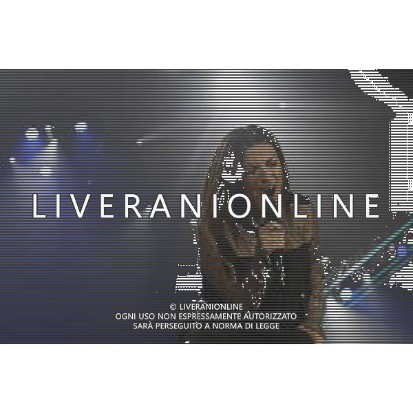 RIMINI - Laura Pausini in concerto Fatti Sentire Tour all\' RDS Stadium 17/09/2018 nella foto: Laura Pausini sul Palco photo credit: Claudio Zamagni/Agenzia Aldo Liverani s.a.s. Laura Pausini Live Perform in Rimini, ITALY - September 17: Laura Pausini Italian pop singer-songwriter perform on stage at RDS Stadium on September 2018 in Rimini, Italy
