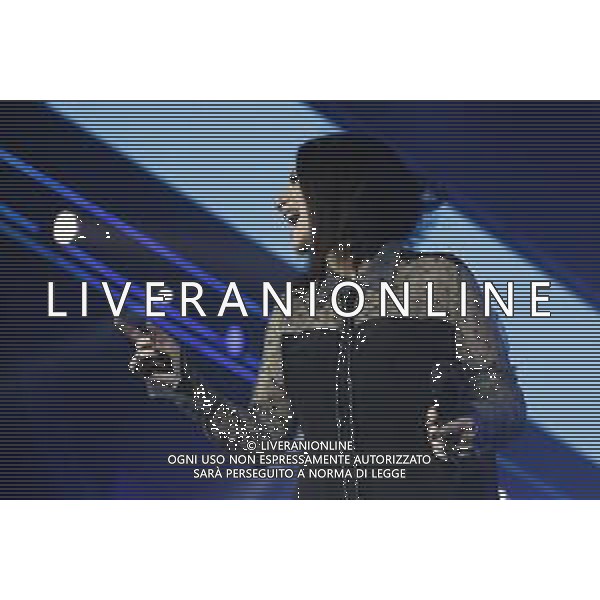 RIMINI - Laura Pausini in concerto Fatti Sentire Tour all\' RDS Stadium 17/09/2018 nella foto: Laura Pausini sul Palco photo credit: Claudio Zamagni/Agenzia Aldo Liverani s.a.s. Laura Pausini Live Perform in Rimini, ITALY - September 17: Laura Pausini Italian pop singer-songwriter perform on stage at RDS Stadium on September 2018 in Rimini, Italy